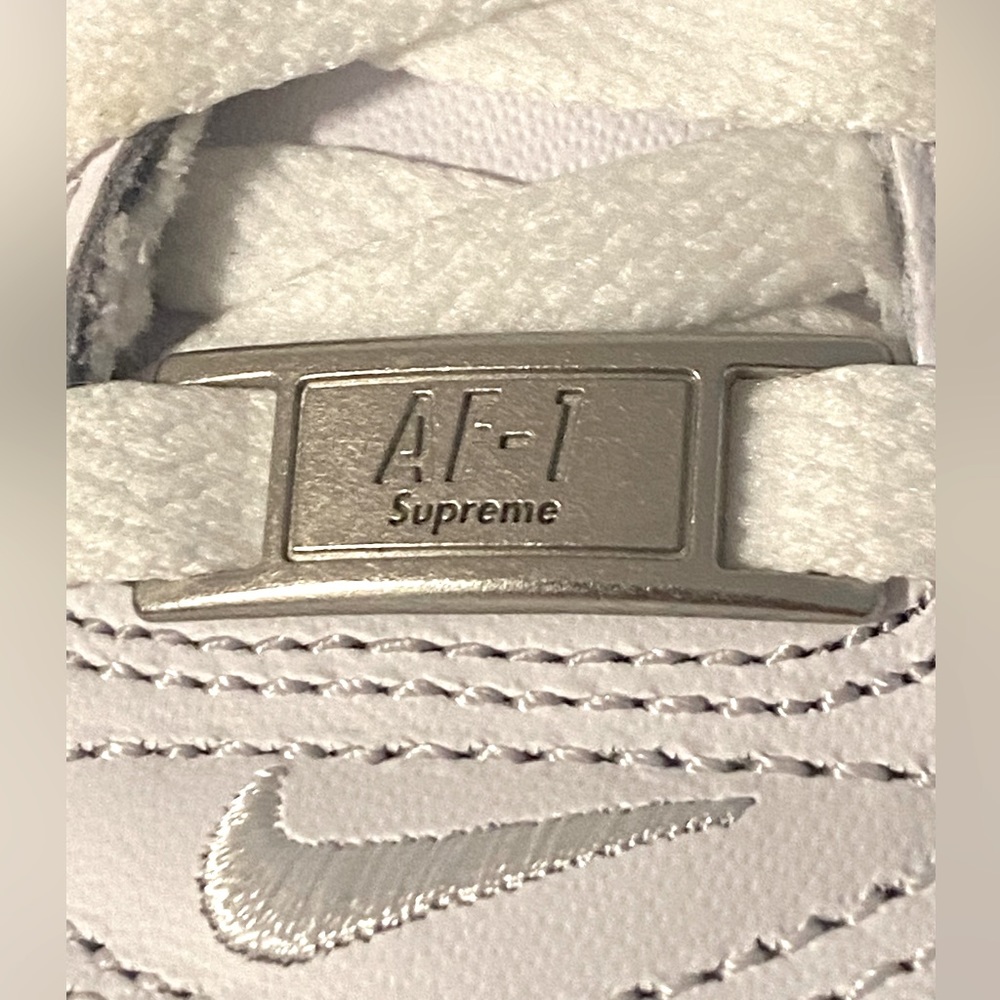 ❌sold ❌ Brand New Men’s Air Force 1 SP size 10.5 “Supreme” CU9225-100 - Picture 8 of 11